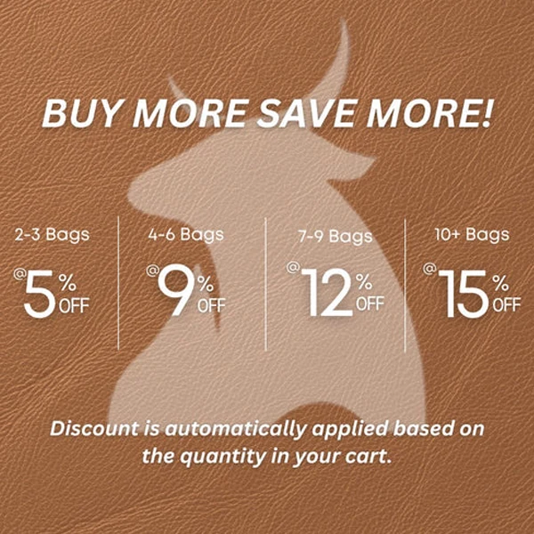 Farm Premium Buffalo Leather Duffle Combo