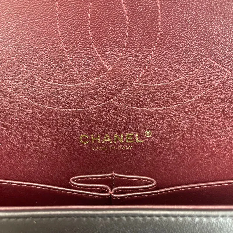 Chanel Classic Jumbo Double Flap Lamm Schwarz 2014