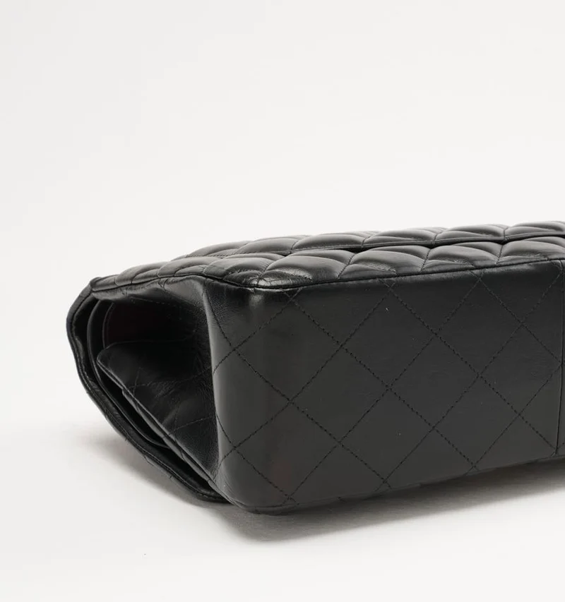 Chanel Timeless Jumbo Double Flap Lamm Schwarz 2011