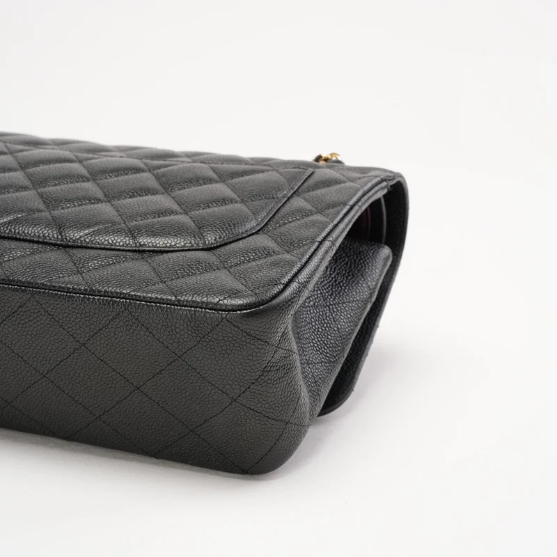 Chanel Jumbo Classic Double Flap Bag Caviar 2015