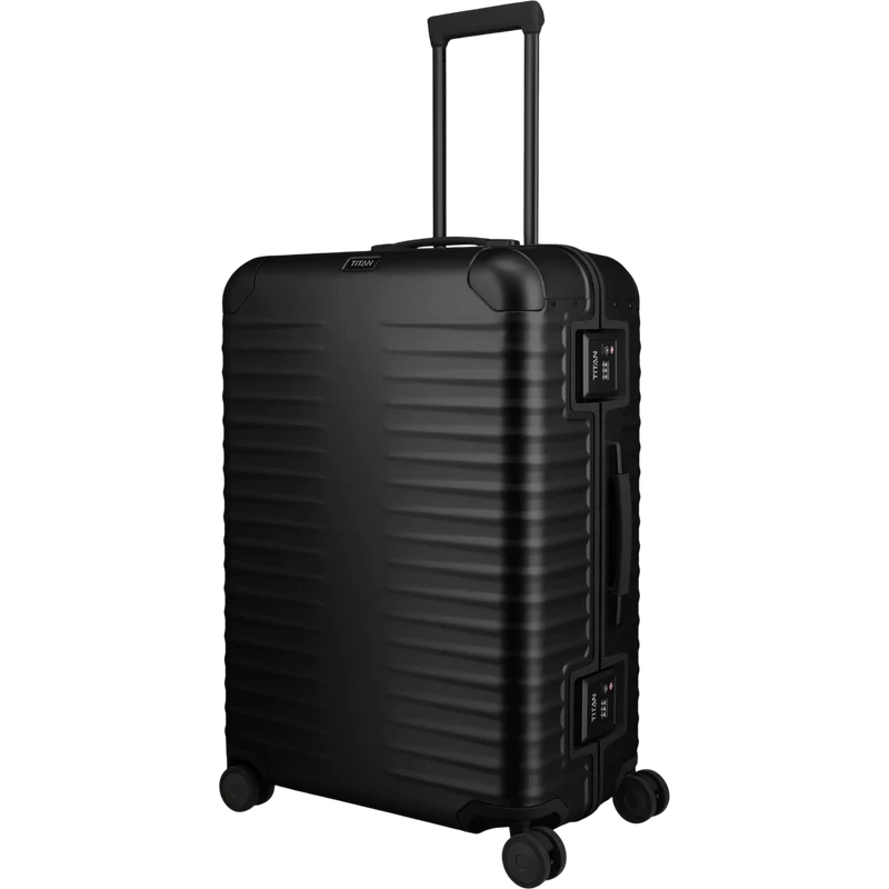 TITAN ETERNITY 4-Rollen-Trolley aus Aluminium L 75 cm -Black