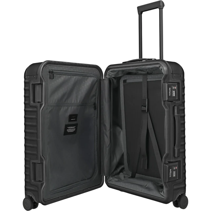 TITAN ETERNITY 4-Rollen-Trolley aus Aluminium M+ 69 cm -black