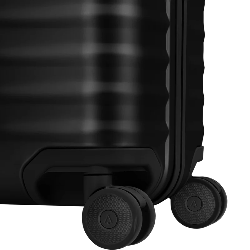 TITAN ETERNITY 4-Rollen-Kabinentrolley aus Aluminium 55 cm -black