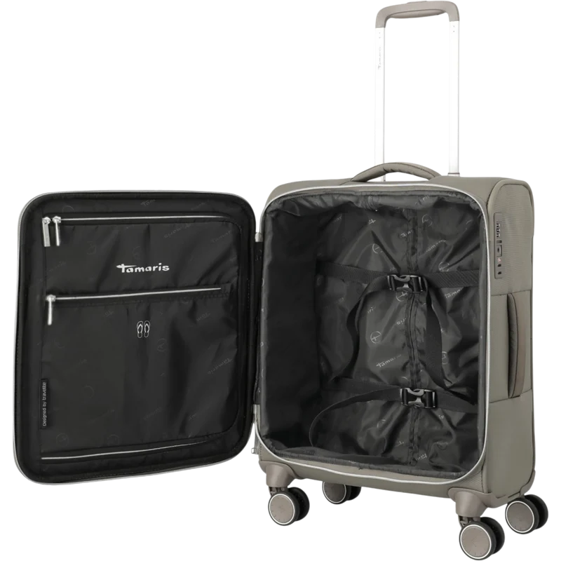 Tamaris by travelite Voyaage 4-Rollen-Handgepäcktrolley S 55 cm -Taupe