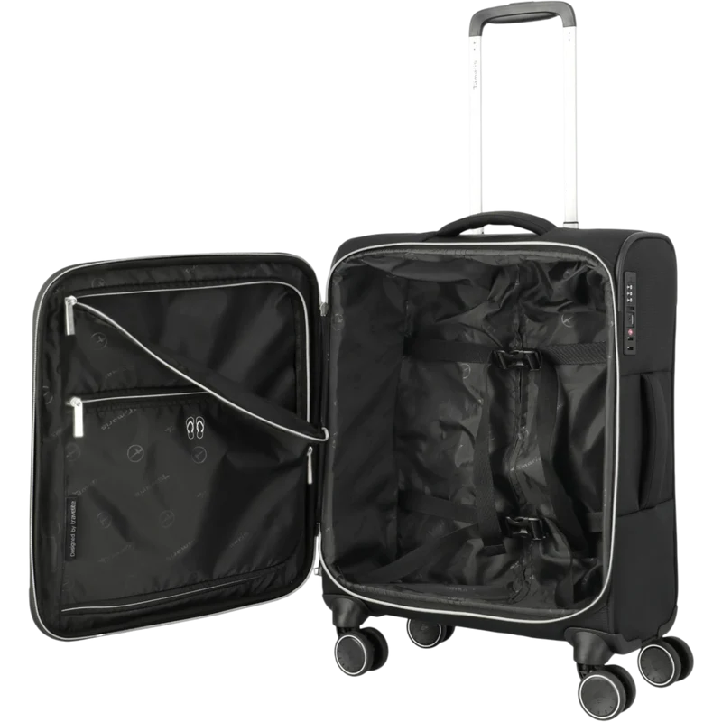 Tamaris by travelite Voyaage 4-Rollen-Handgepäcktrolley S 55 cm -Black