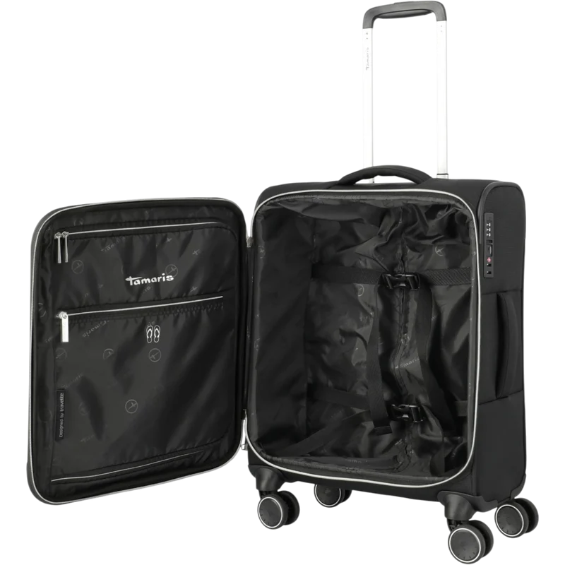 Tamaris by travelite Voyaage 4-Rollen-Handgepäcktrolley S 55 cm -Black