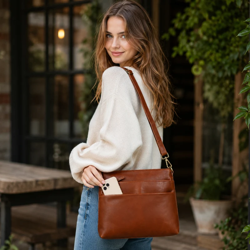 Windsor Leather Crossbody Bag