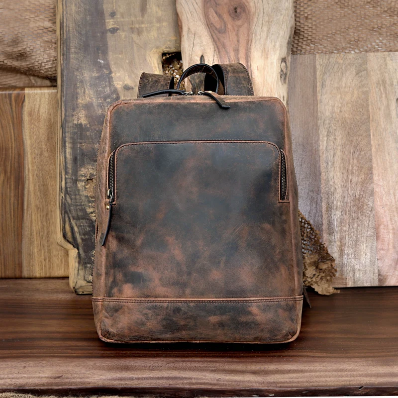 Madison Leather Laptop Travel Backpack for Men & Women