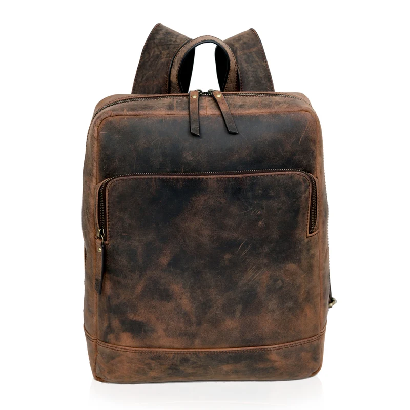 Madison Leather Laptop Travel Backpack for Men & Women