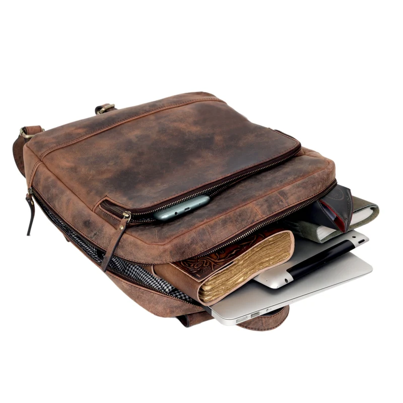 Madison Leather Laptop Travel Backpack for Men & Women