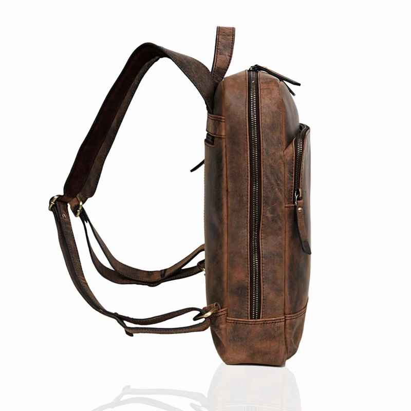 Madison Leather Laptop Travel Backpack for Men & Women