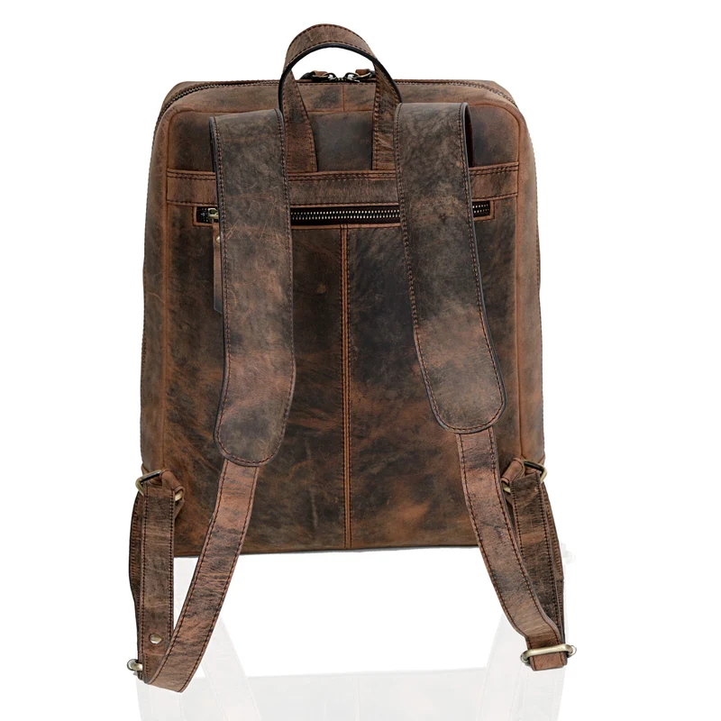 Madison Leather Laptop Travel Backpack for Men & Women