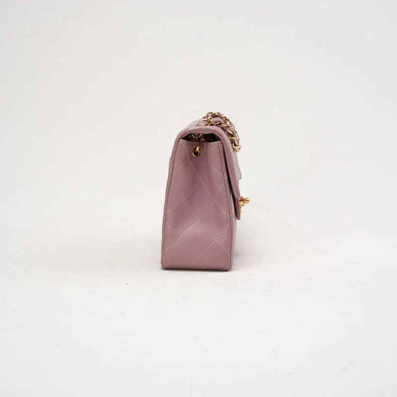 Chanel Vintage Mini Square Classic Flap Pink 2002