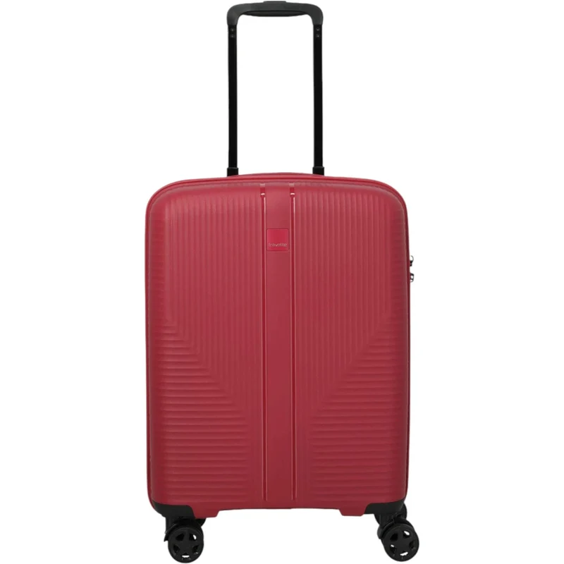 Travelite Air Stripe 4-Rollen-Bordtrolley S 55 cm -Red