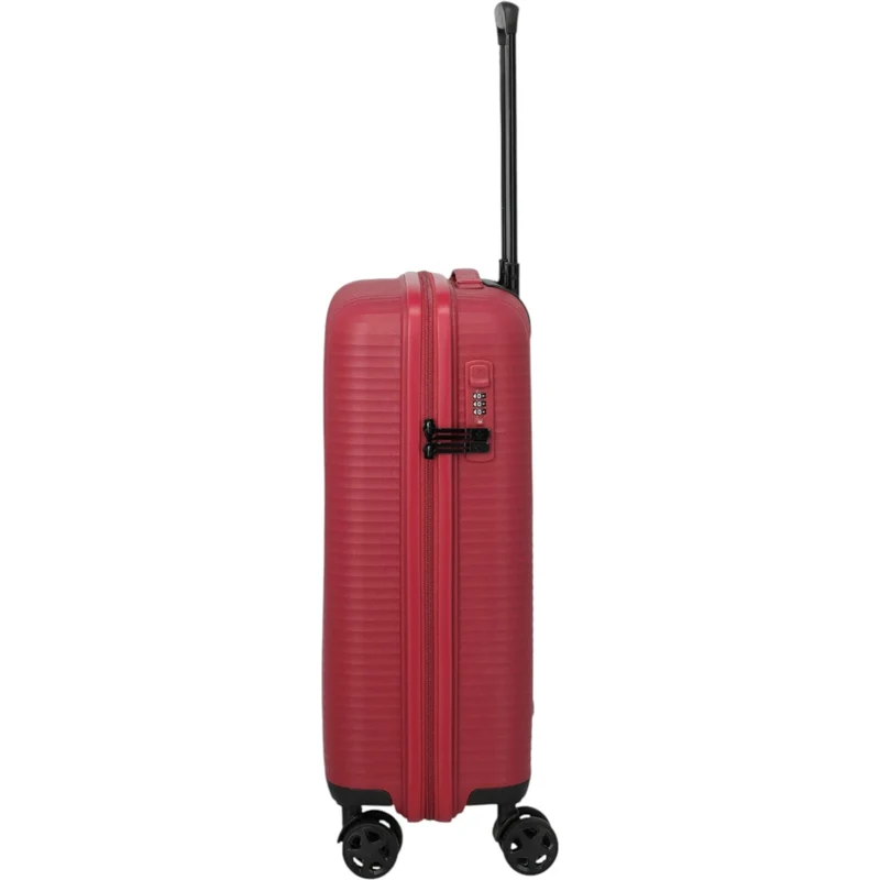 Travelite Air Stripe 4-Rollen-Bordtrolley S 55 cm -Red