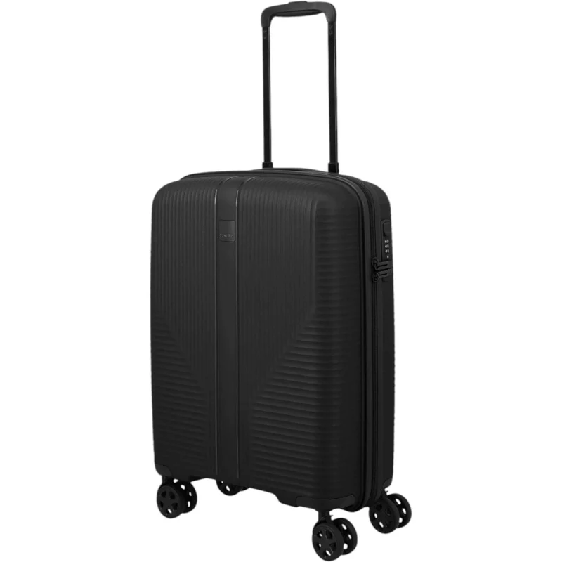 Travelite Air Stripe 4-Rollen-Bordtrolley S 55 cm -Black