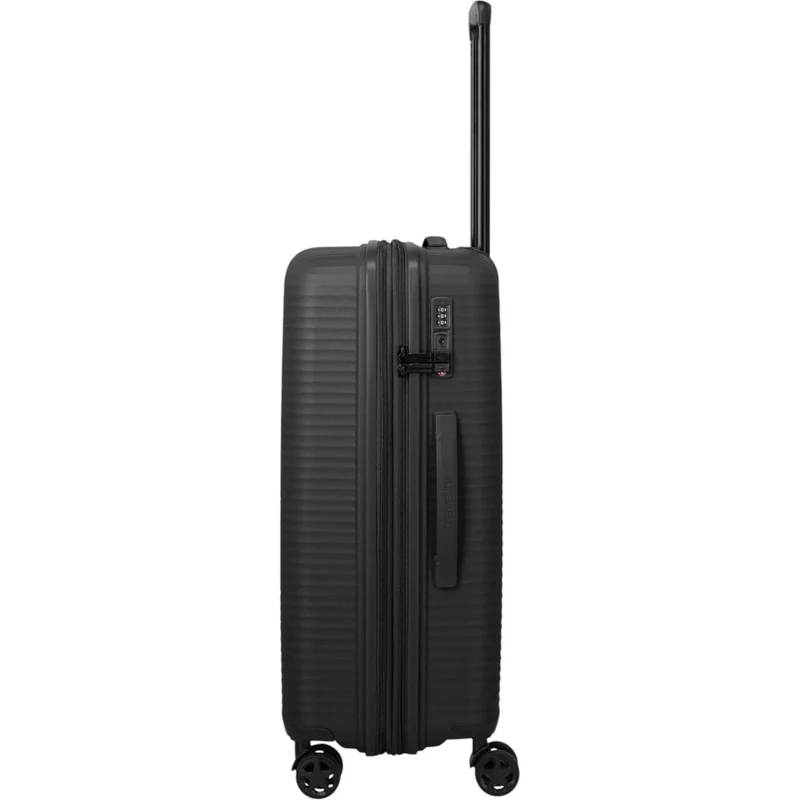 Travelite Air Stripe 4-Rollen-Koffer M erweiterbar 66 cm -Black