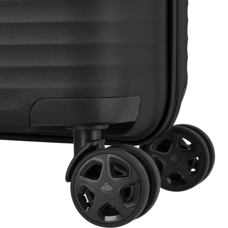 Travelite Air Stripe 4-Rollen-Koffer M erweiterbar 66 cm -Black