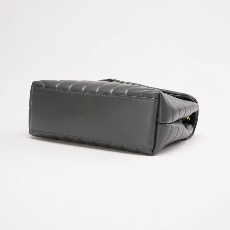 Saint Laurent Small Monogram LouLou Kalbsleder Storm 2022