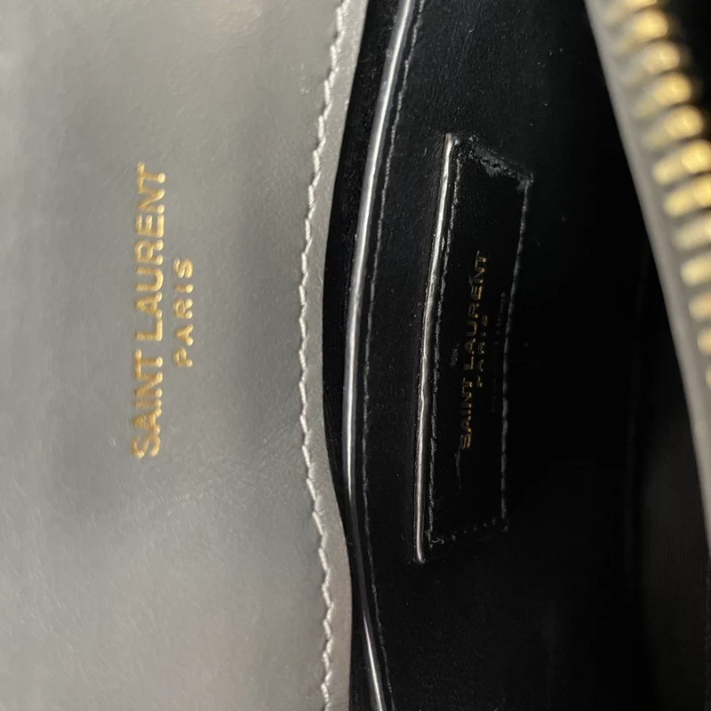 Saint Laurent Small Monogram LouLou Kalbsleder Storm 2022