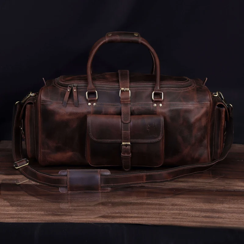 Roosevelt Buffalo Leather Duffle Bag
