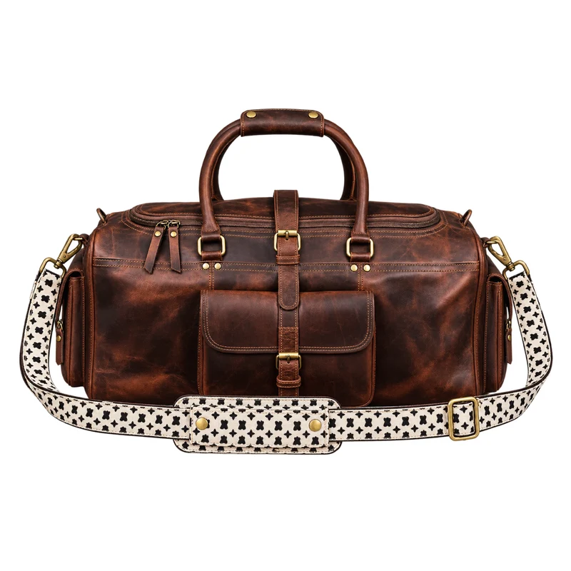 Roosevelt Buffalo Leather Duffle Bag