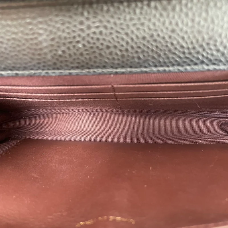 Chanel Wallet on Chain (WOC) Kaviarleder Schwarz 2020