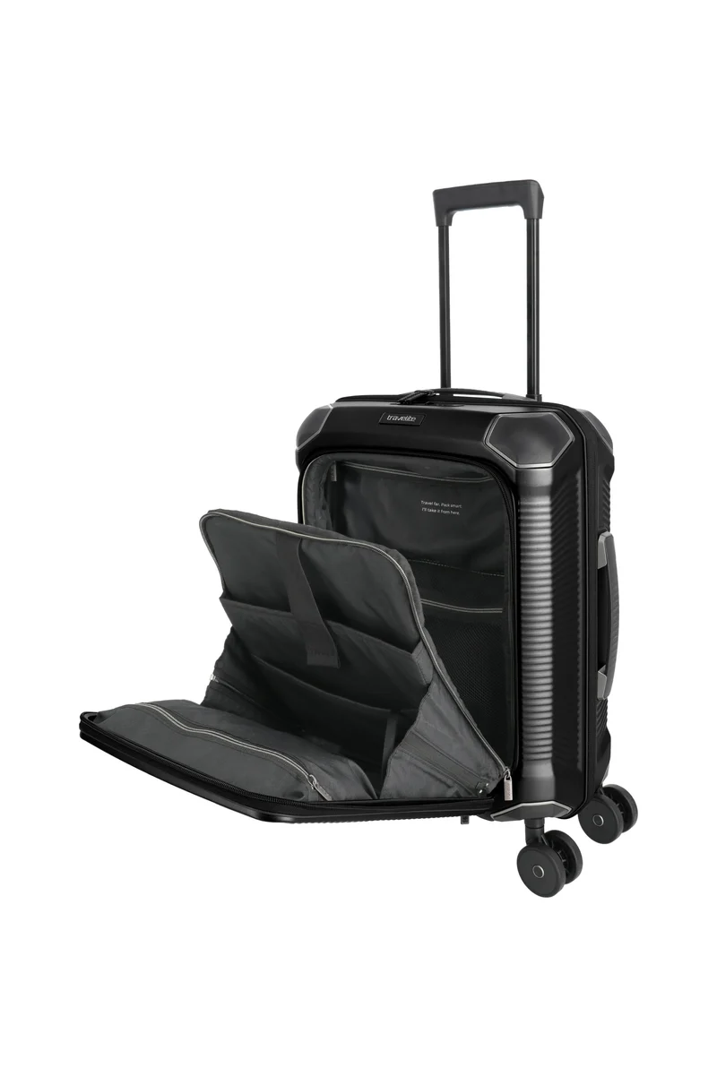 Travelite MILLENNIUM Trolley 4w S Vorderfach