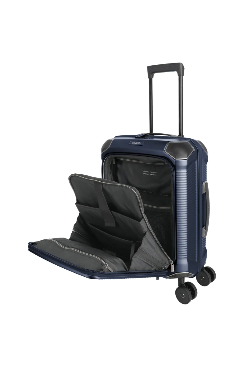 Travelite MILLENNIUM Trolley 4w S Vorderfach