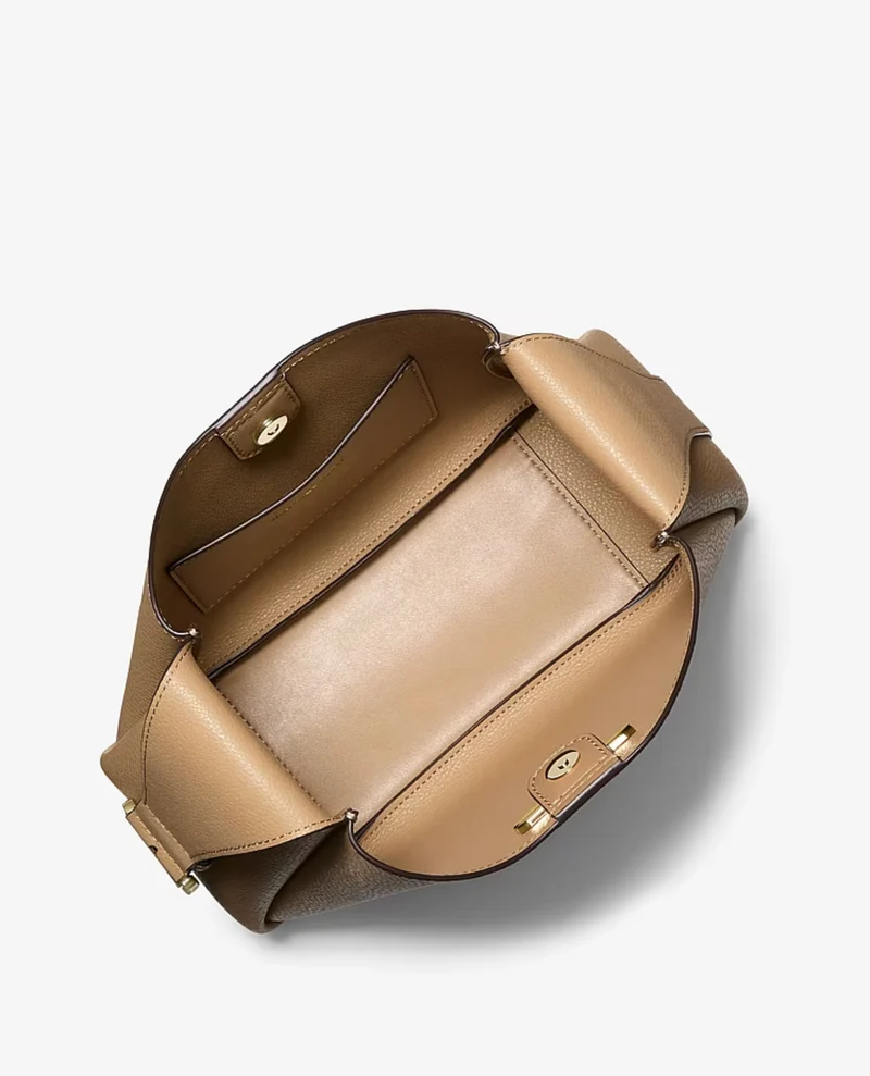 Michael Kors Birch Messenger Tasche Medium - Camel
