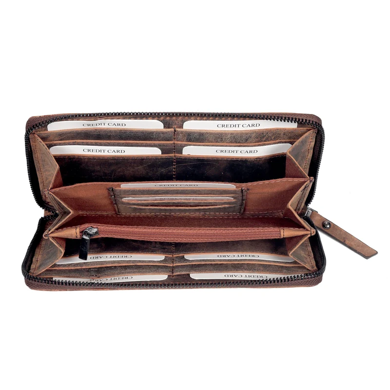 Seine Leather Wallet - Vintage Brown