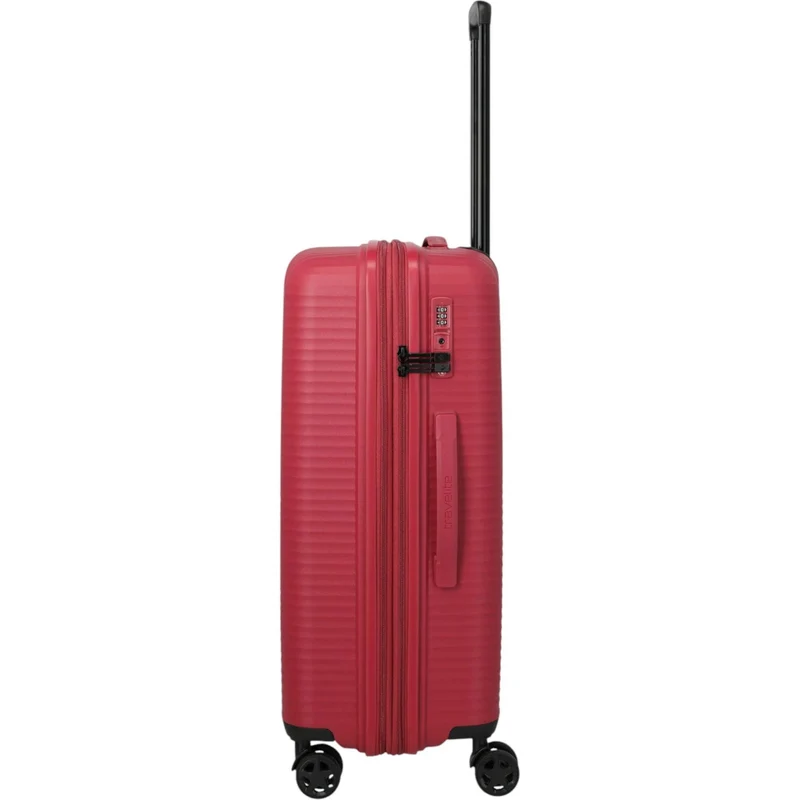 Travelite Air Stripe 4-Rollen-Koffer M erweiterbar 66 cm -Red