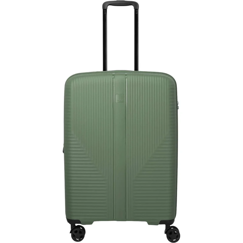 Travelite Air Stripe 4-Rollen-Koffer M erweiterbar 66 cm -Green