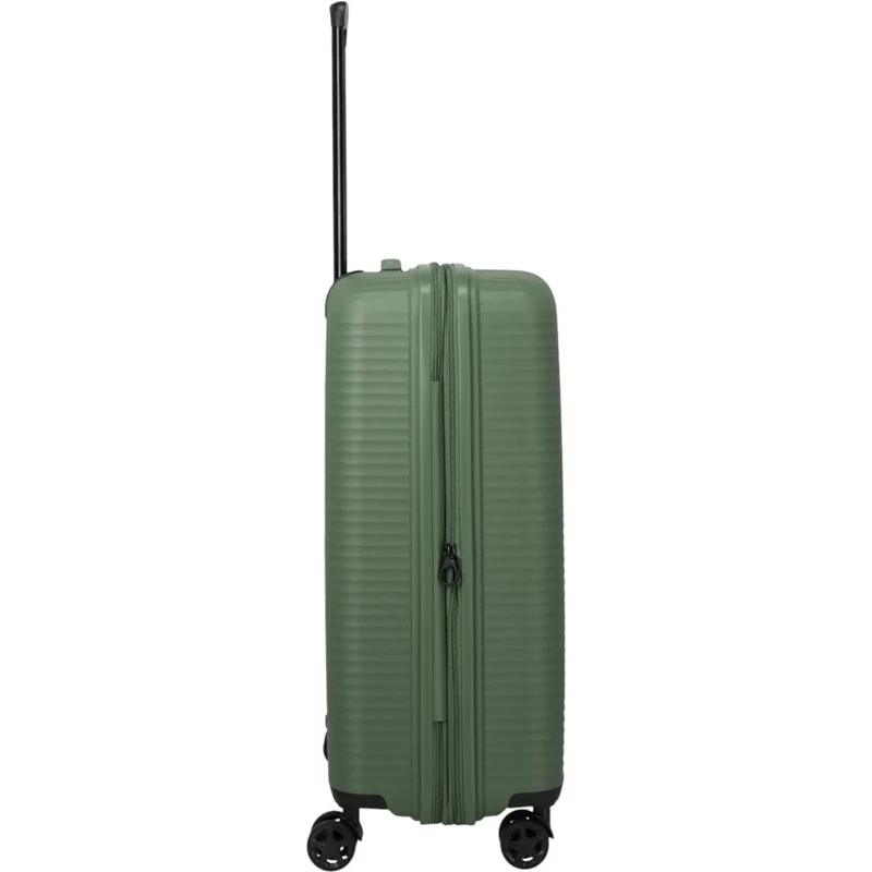 Travelite Air Stripe 4-Rollen-Koffer M erweiterbar 66 cm -Green