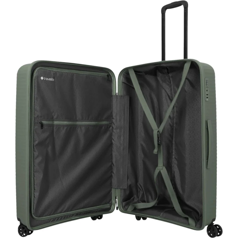 Travelite Air Stripe 4-Rollen-Koffer L 77 cm -Green