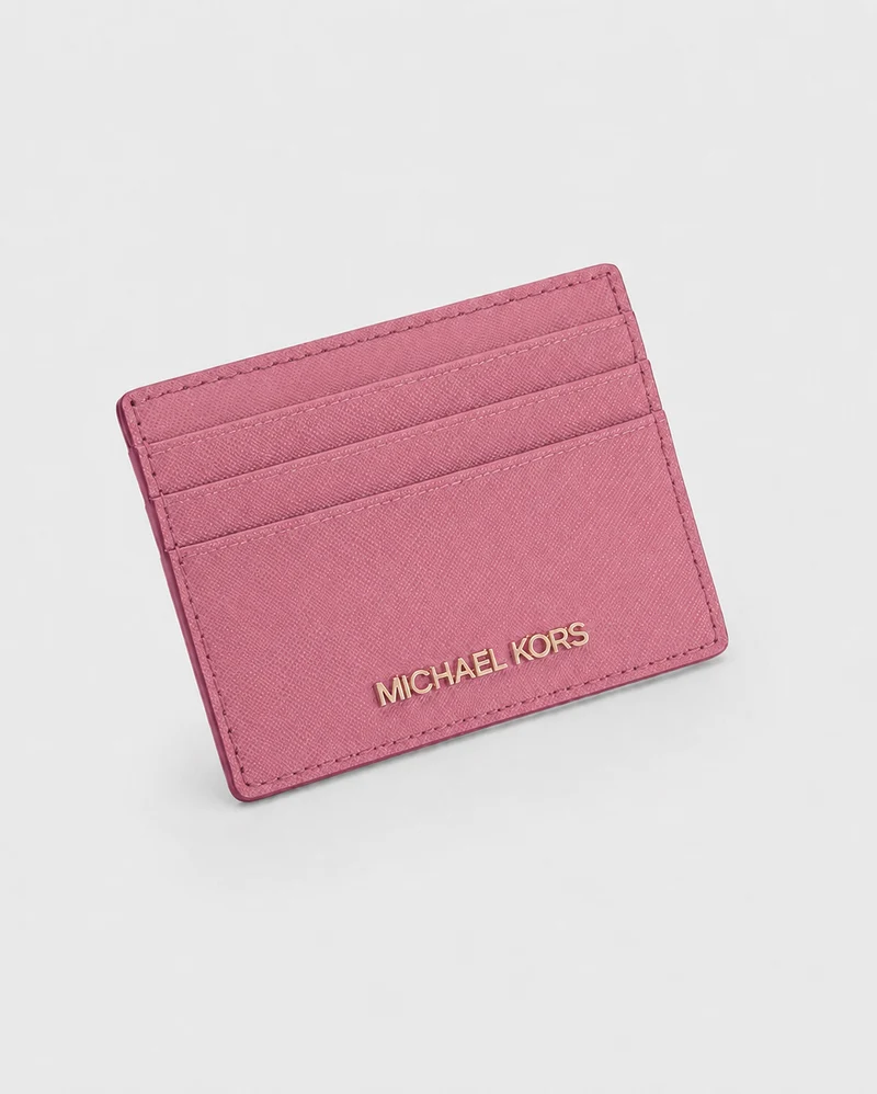 Michael Kors Jet Set Travel LG Card Holder Kartenetui Schwarz Leder