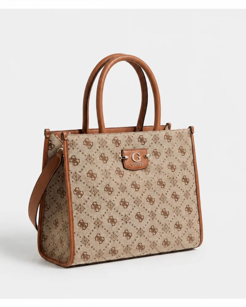 GUESS Neda 2 Compound Shopper – Latte Logo