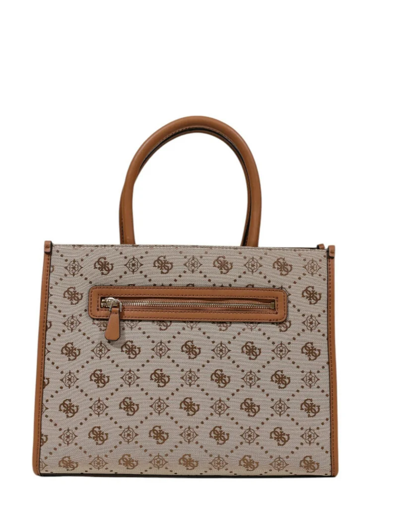 GUESS Neda 2 Compound Shopper – Latte Logo