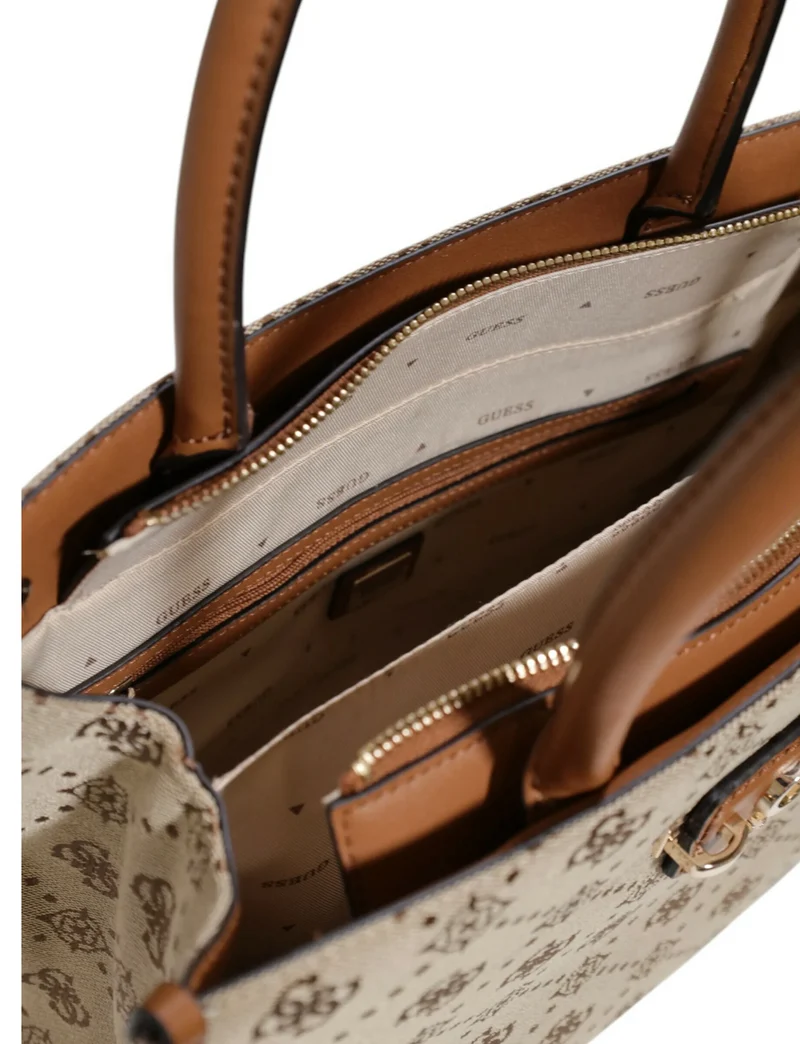 GUESS Neda 2 Compound Shopper – Latte Logo