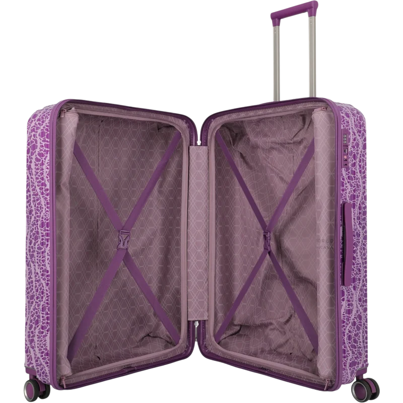 Travelite Lascana Edition 4-Rollen-Trolley L 76 cm -Plum