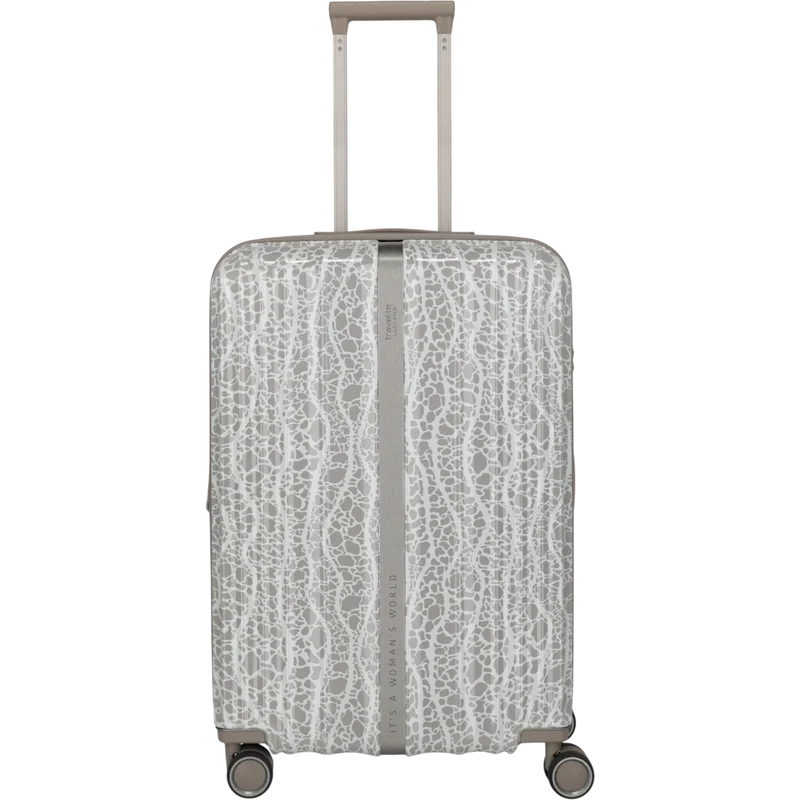 Travelite Lascana Edition 4-Rollen-Trolley M 65 cm -Champagne