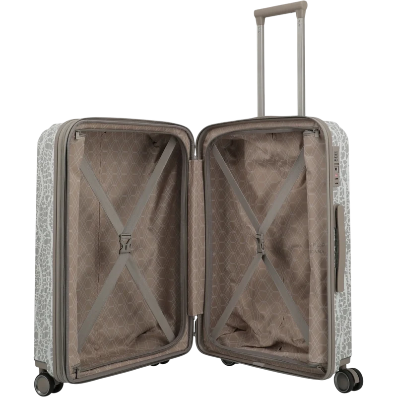 Travelite Lascana Edition 4-Rollen-Trolley M 65 cm -Champagne