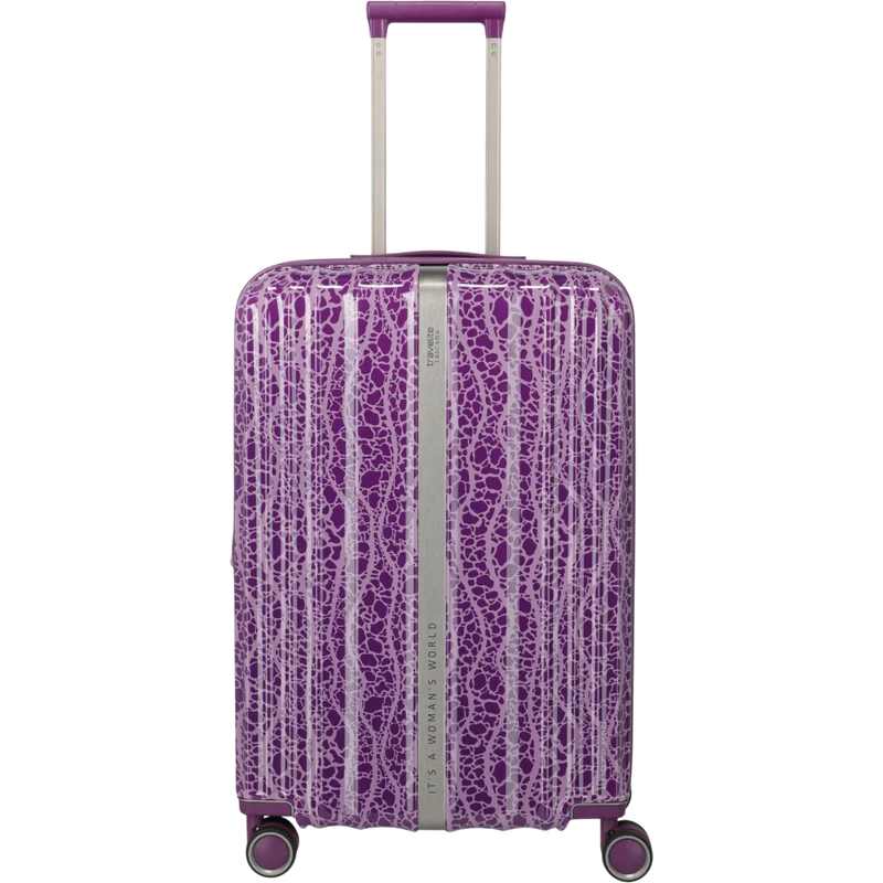 Travelite Lascana Edition 4-Rollen-Trolley M 65 cm -Plum