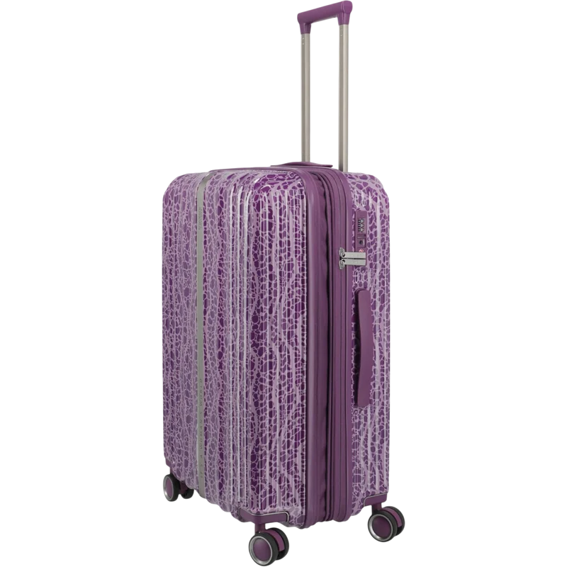 Travelite Lascana Edition 4-Rollen-Trolley M 65 cm -Plum
