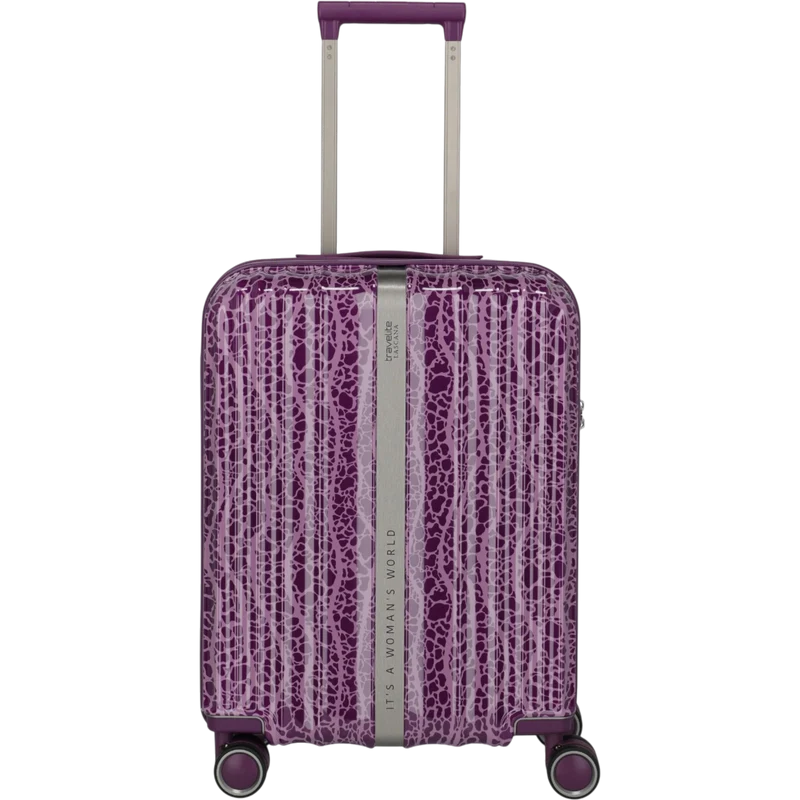 Travelite Lascana Edition 4-Rollen-Bordtrolley S 55 cm -Plum