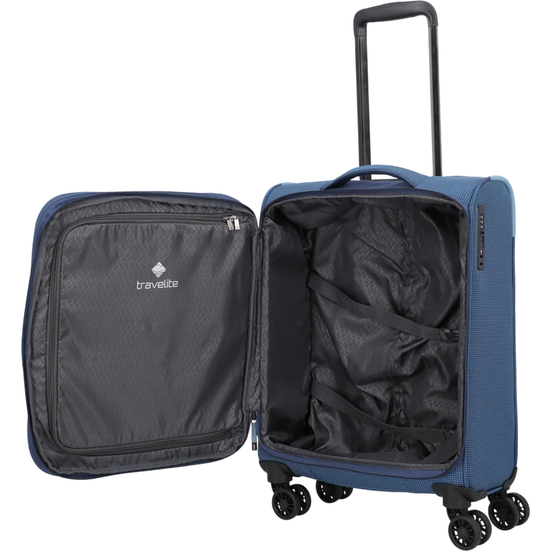 Travelite Corsiica 4-Rollen-Kabinentrolley S erw. 55 cm -Blue
