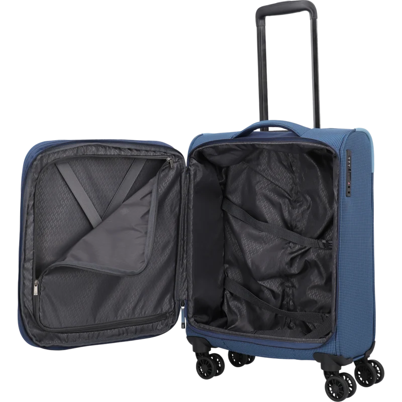 Travelite Corsiica 4-Rollen-Kabinentrolley S erw. 55 cm -Blue