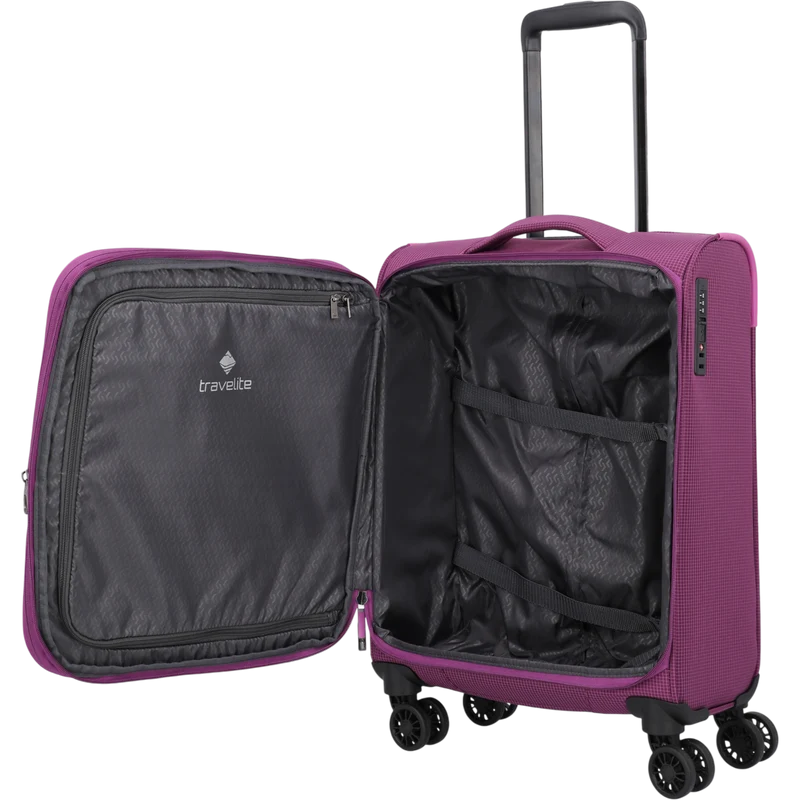 Travelite Corsiica 4-Rollen-Kabinentrolley S erw. 55 cm -Pink