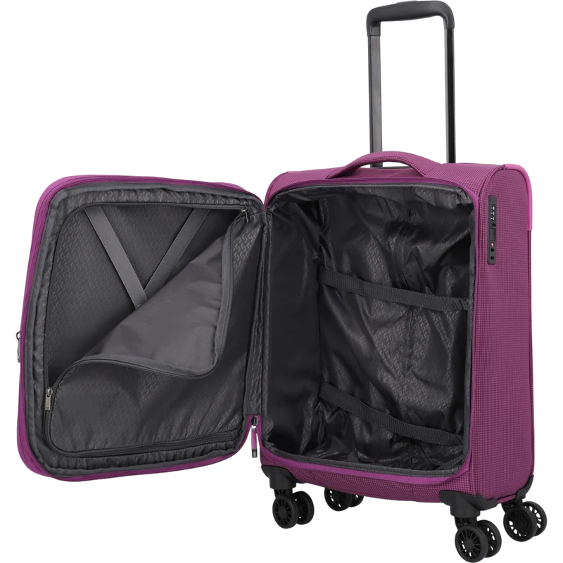 Travelite Corsiica 4-Rollen-Kabinentrolley S erw. 55 cm -Pink