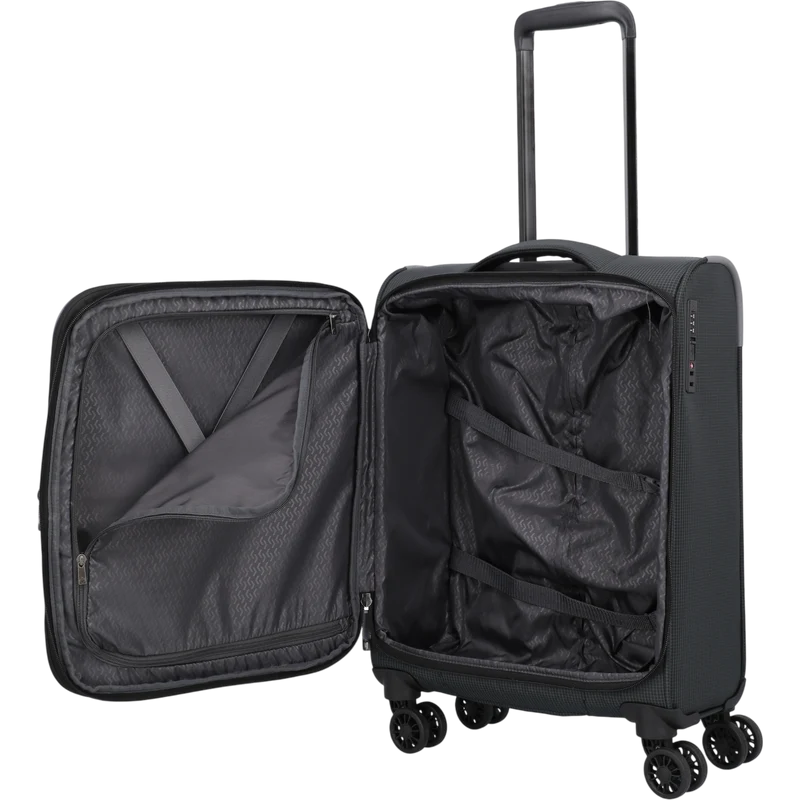 Travelite Corsiica 4-Rollen-Kabinentrolley S erw. 55 cm -Black